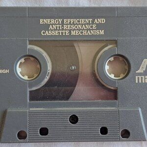 Maxell High BiasXL II 90min Energy Efficient & Anti-Resonance Cassette Mechanism